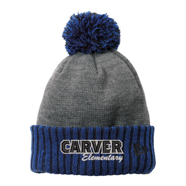 New Era Colorblocked Cuffed Beanie - Embroidered Logo Thumbnail