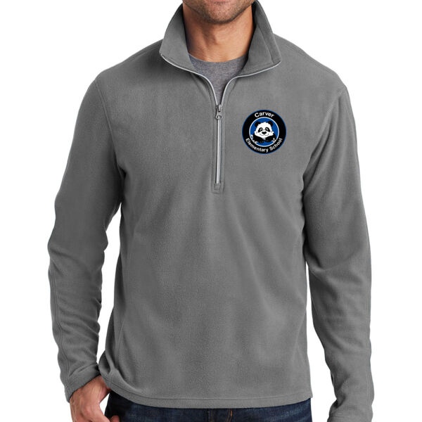 Port Authority Microfleece 1/2-Zip Pullover - Embroidered Logo Thumbnail