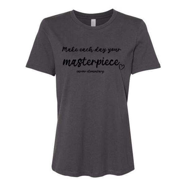 BELLA + CANVAS - Women’s Relaxed Jersey Tee - Printed Logo Thumbnail