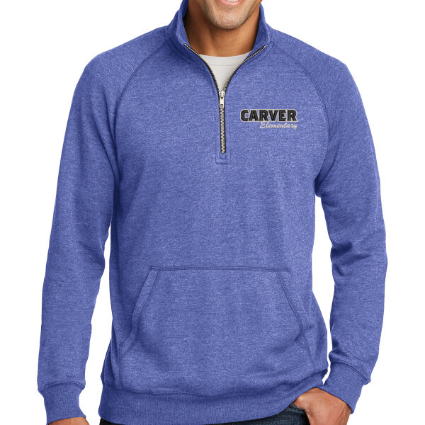 District Lightweight Fleece 1/4 Zip - Embroidered Logo Thumbnail